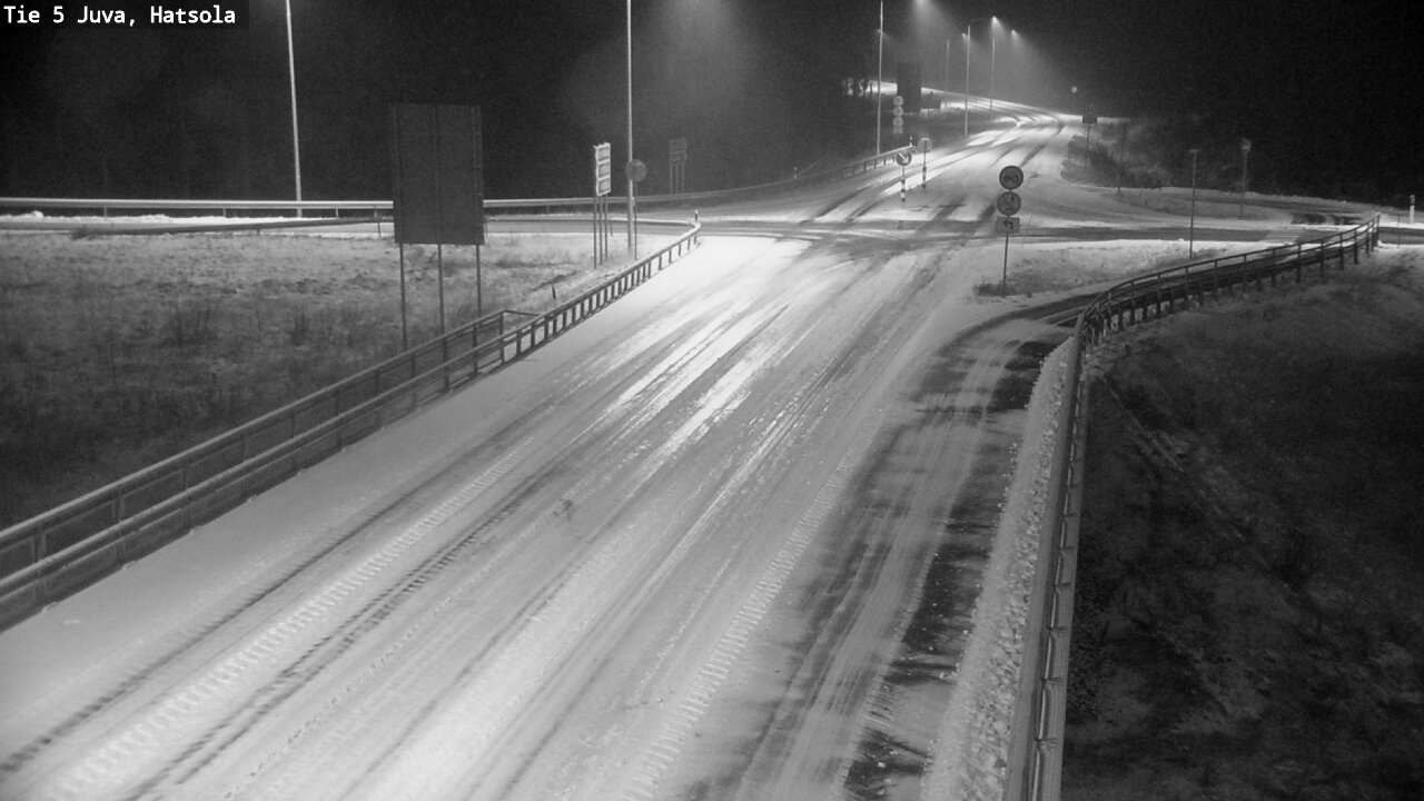 Weather Camera Image Väg 5 Juva, Hatsola, Juva, Etelä-Savo
