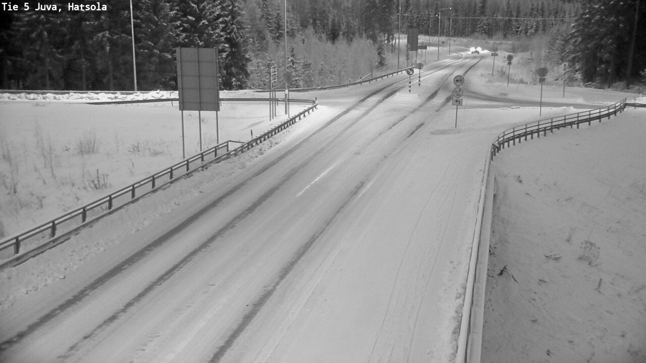 Weather Camera Image Road 5 Juva, Hatsola, Juva, Etelä-Savo