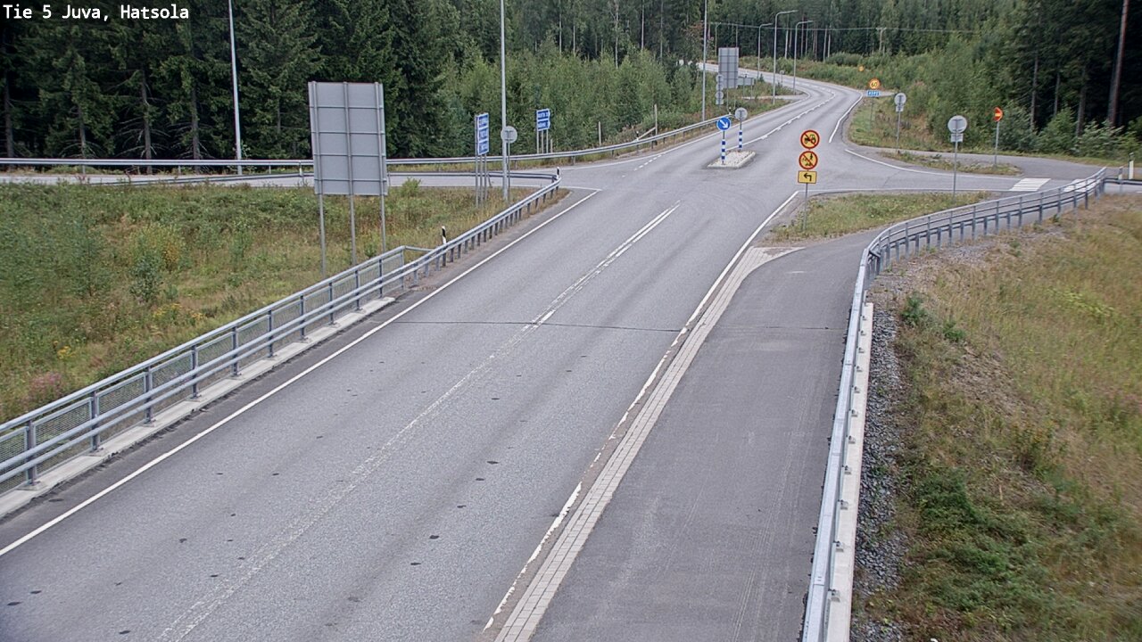 Weather Camera Image Road 5 Juva, Hatsola, Juva, Etelä-Savo