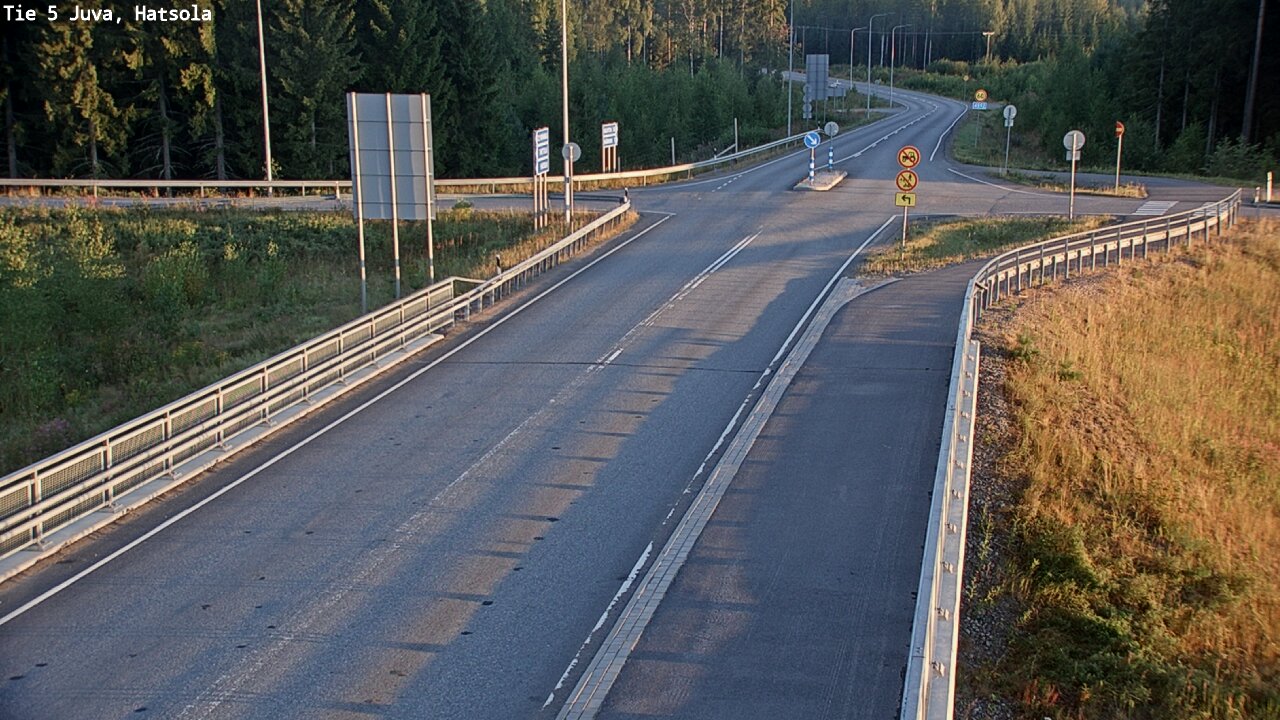 Weather Camera Image Road 5 Juva, Hatsola, Juva, Etelä-Savo