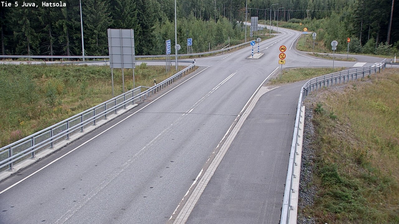 Weather Camera Image Road 5 Juva, Hatsola, Juva, Etelä-Savo