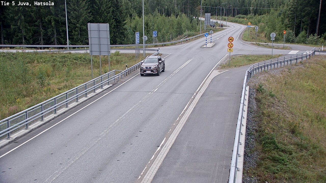 Weather Camera Image Väg 5 Juva, Hatsola, Juva, Etelä-Savo