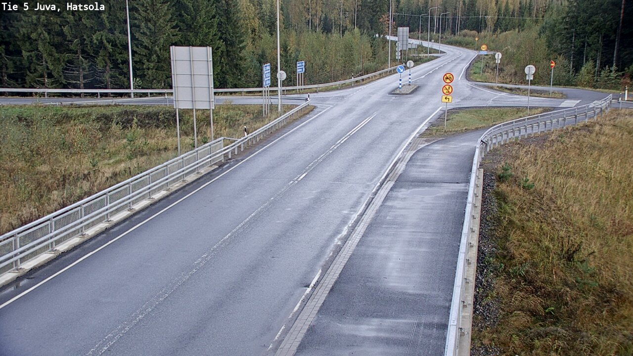 Weather Camera Image Väg 5 Juva, Hatsola, Juva, Etelä-Savo