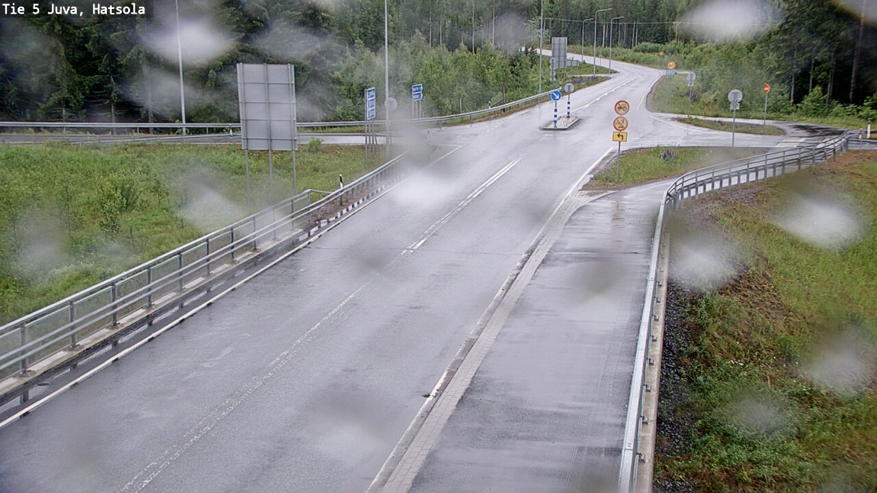 Weather Camera Image Väg 5 Juva, Hatsola, Juva, Etelä-Savo