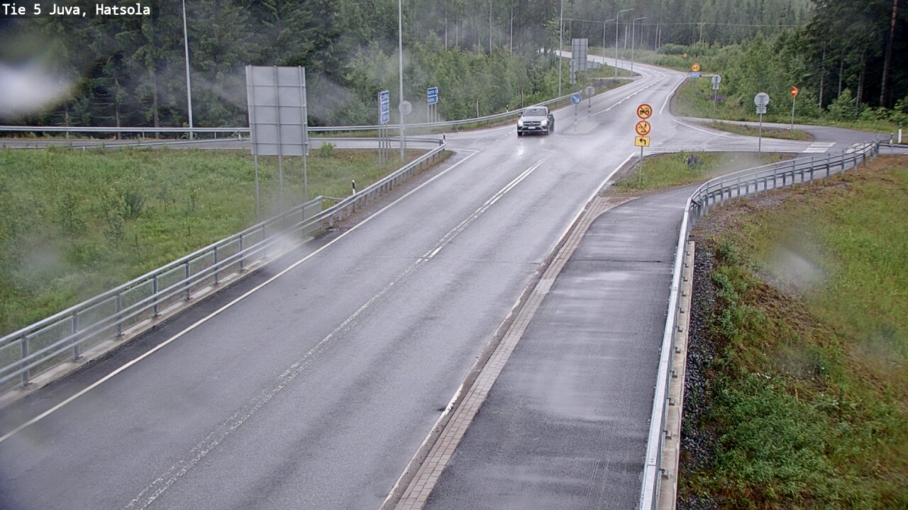 Weather Camera Image Väg 5 Juva, Hatsola, Juva, Etelä-Savo