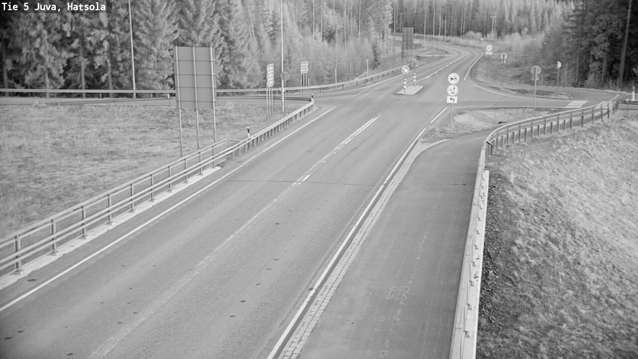 Weather Camera Image Väg 5 Juva, Hatsola, Juva, Etelä-Savo
