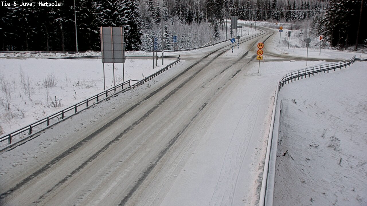 Weather Camera Image Road 5 Juva, Hatsola, Juva, Etelä-Savo