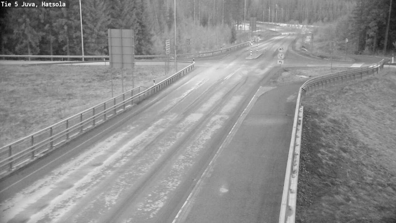 Weather Camera Image Väg 5 Juva, Hatsola, Juva, Etelä-Savo