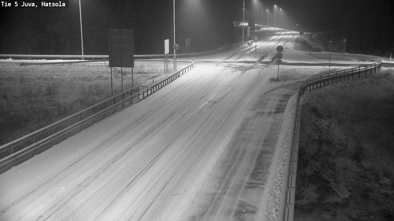 Weather Camera Image Väg 5 Juva, Hatsola, Juva, Etelä-Savo