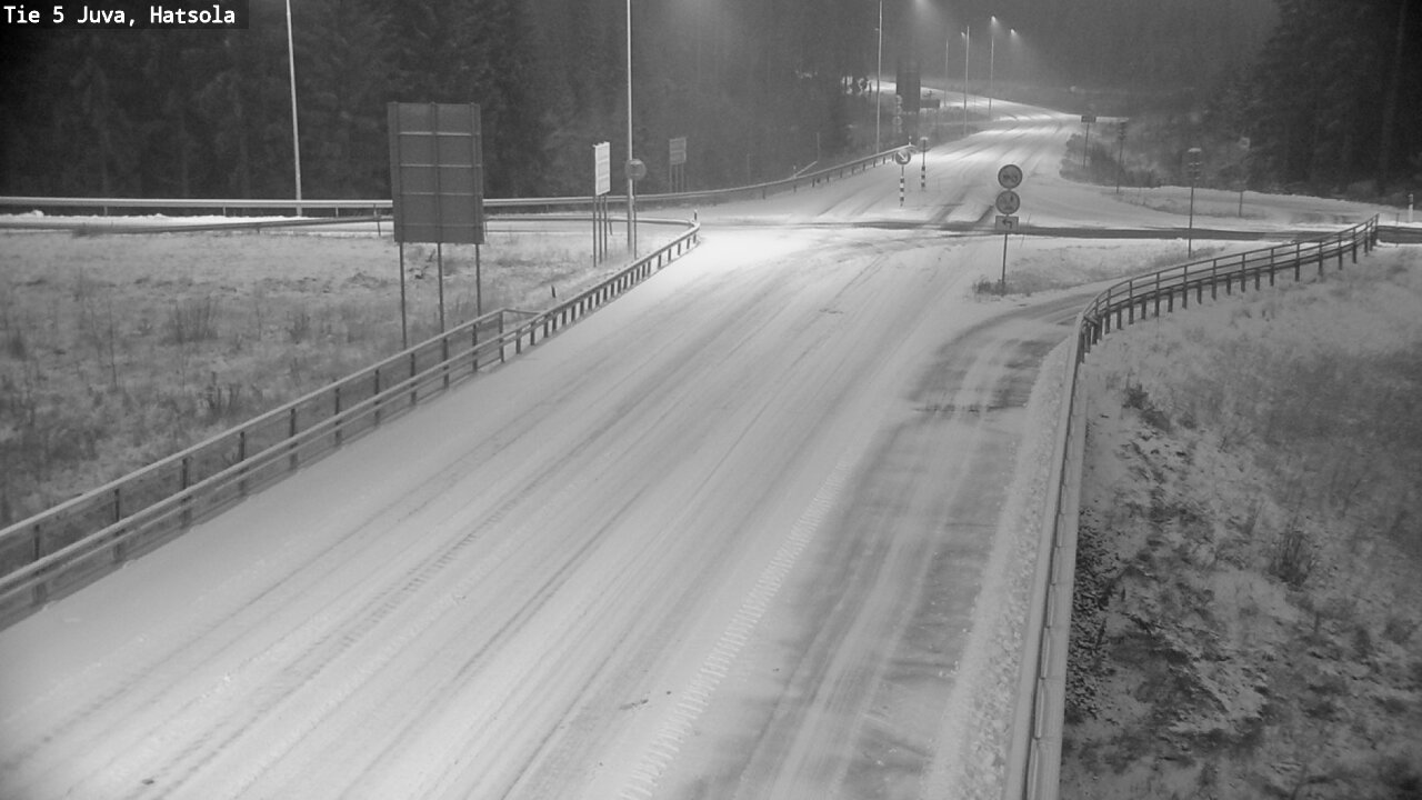 Weather Camera Image Väg 5 Juva, Hatsola, Juva, Etelä-Savo
