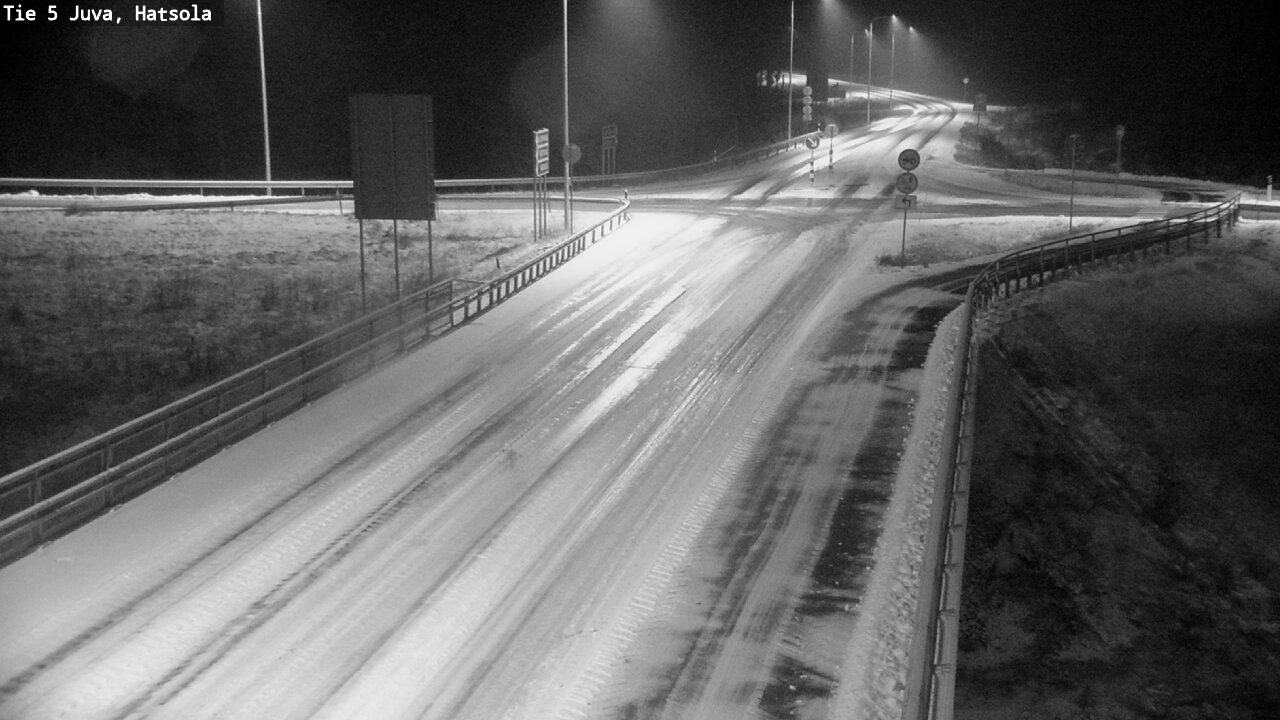 Weather Camera Image Väg 5 Juva, Hatsola, Juva, Etelä-Savo