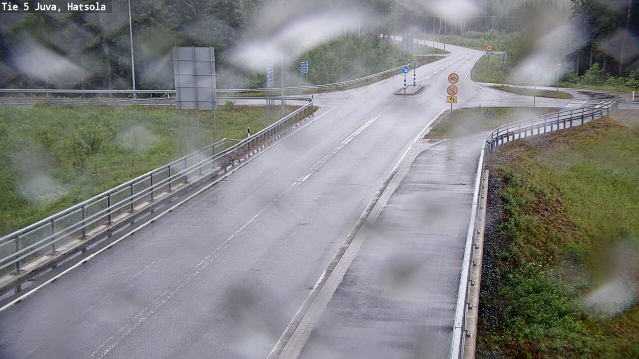 Weather Camera Image Väg 5 Juva, Hatsola, Juva, Etelä-Savo