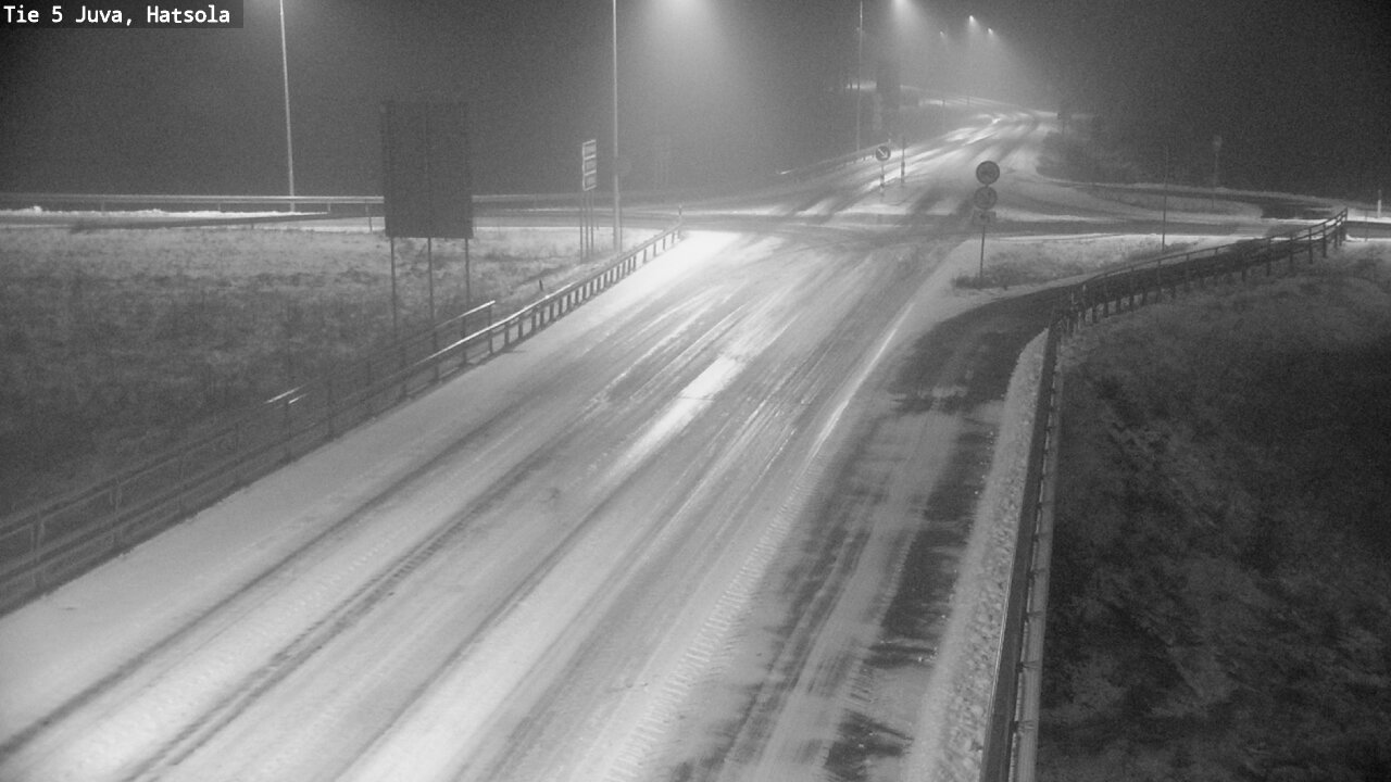 Weather Camera Image Väg 5 Juva, Hatsola, Juva, Etelä-Savo