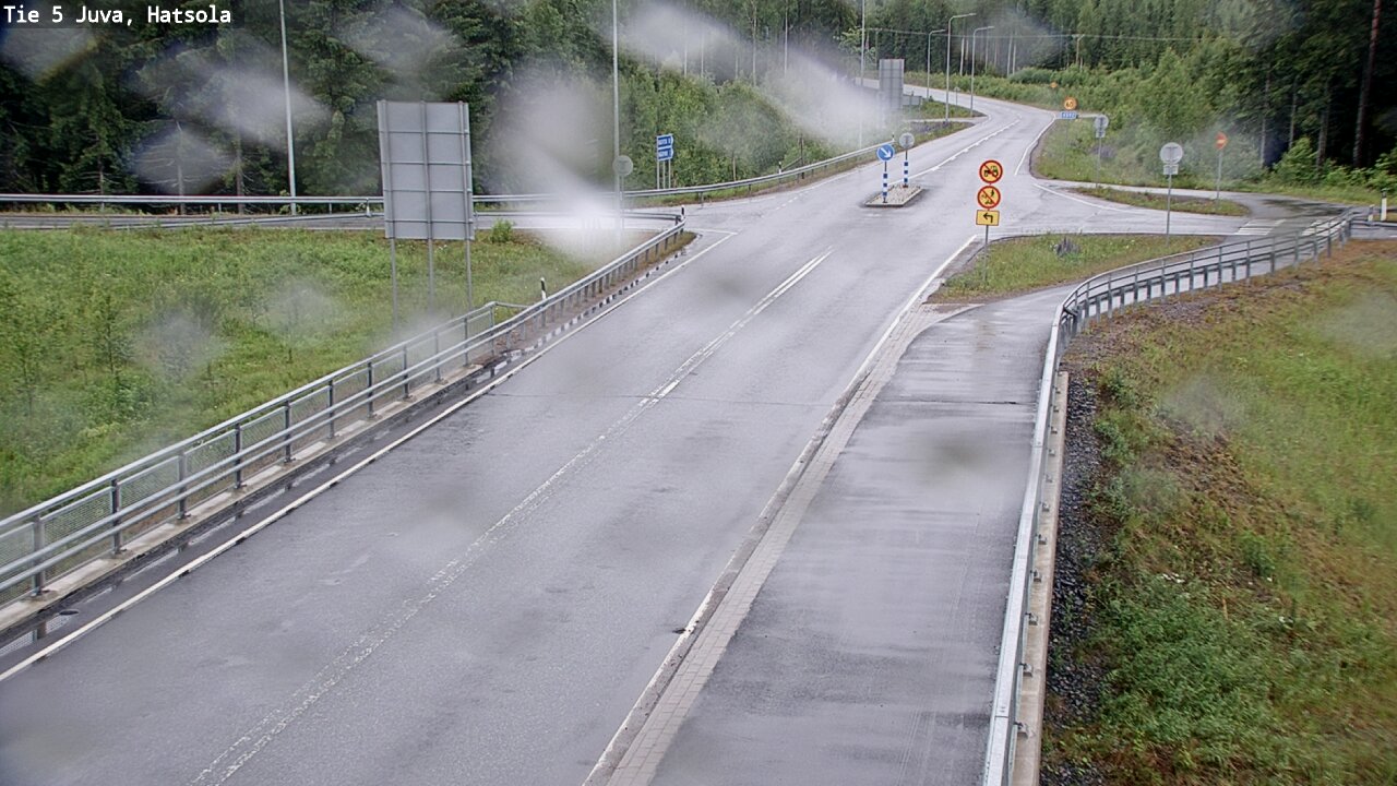Weather Camera Image Väg 5 Juva, Hatsola, Juva, Etelä-Savo