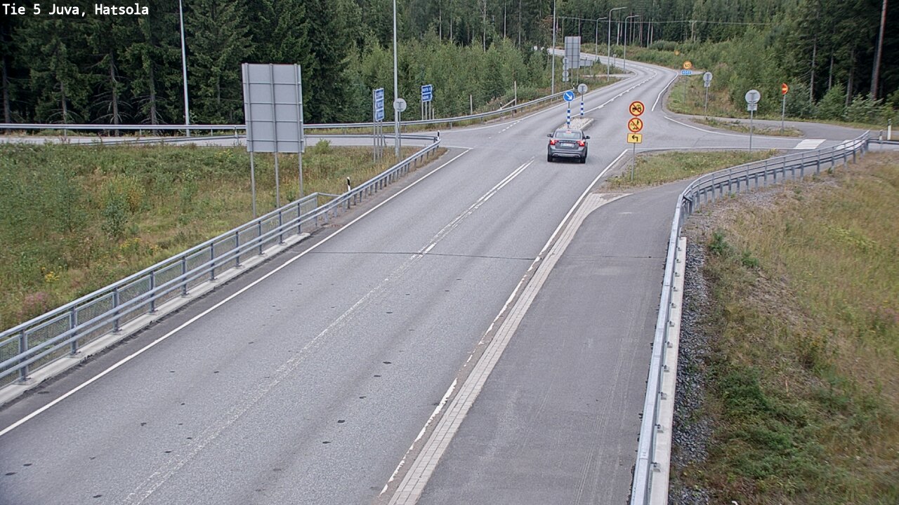 Weather Camera Image Road 5 Juva, Hatsola, Juva, Etelä-Savo