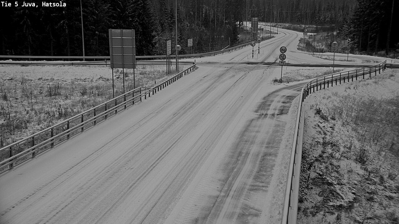 Weather Camera Image Väg 5 Juva, Hatsola, Juva, Etelä-Savo