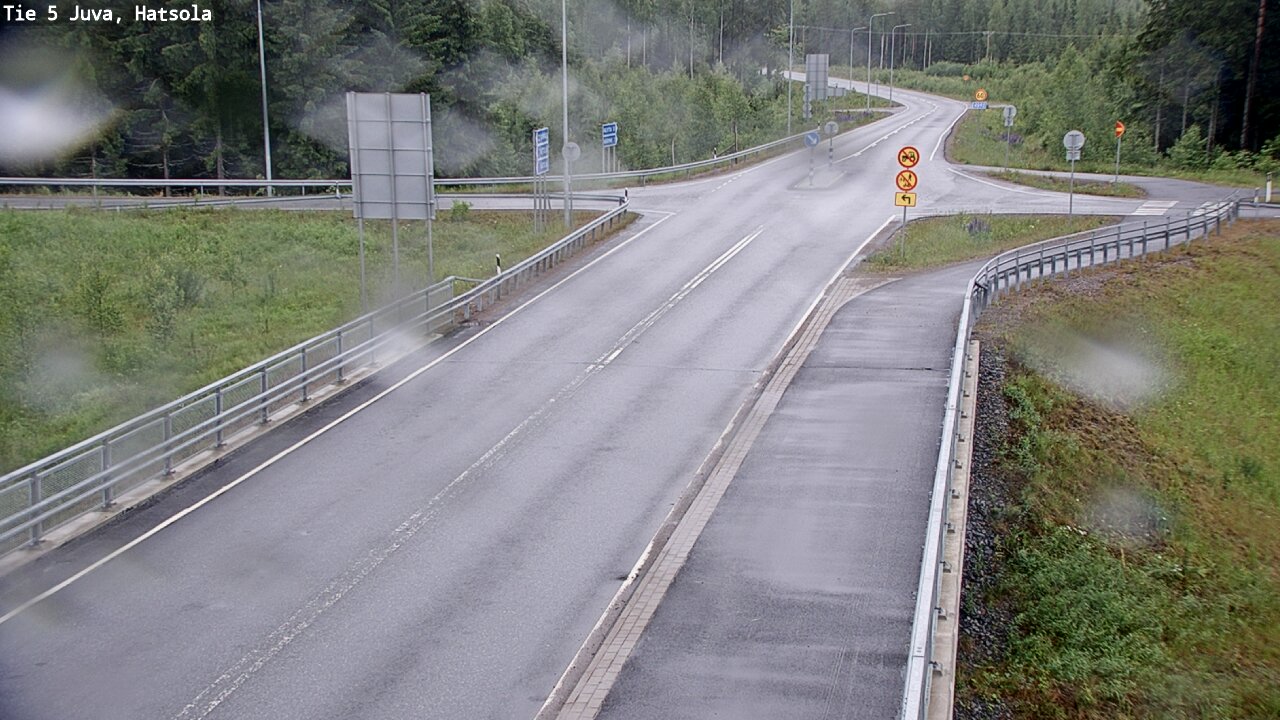 Weather Camera Image Väg 5 Juva, Hatsola, Juva, Etelä-Savo