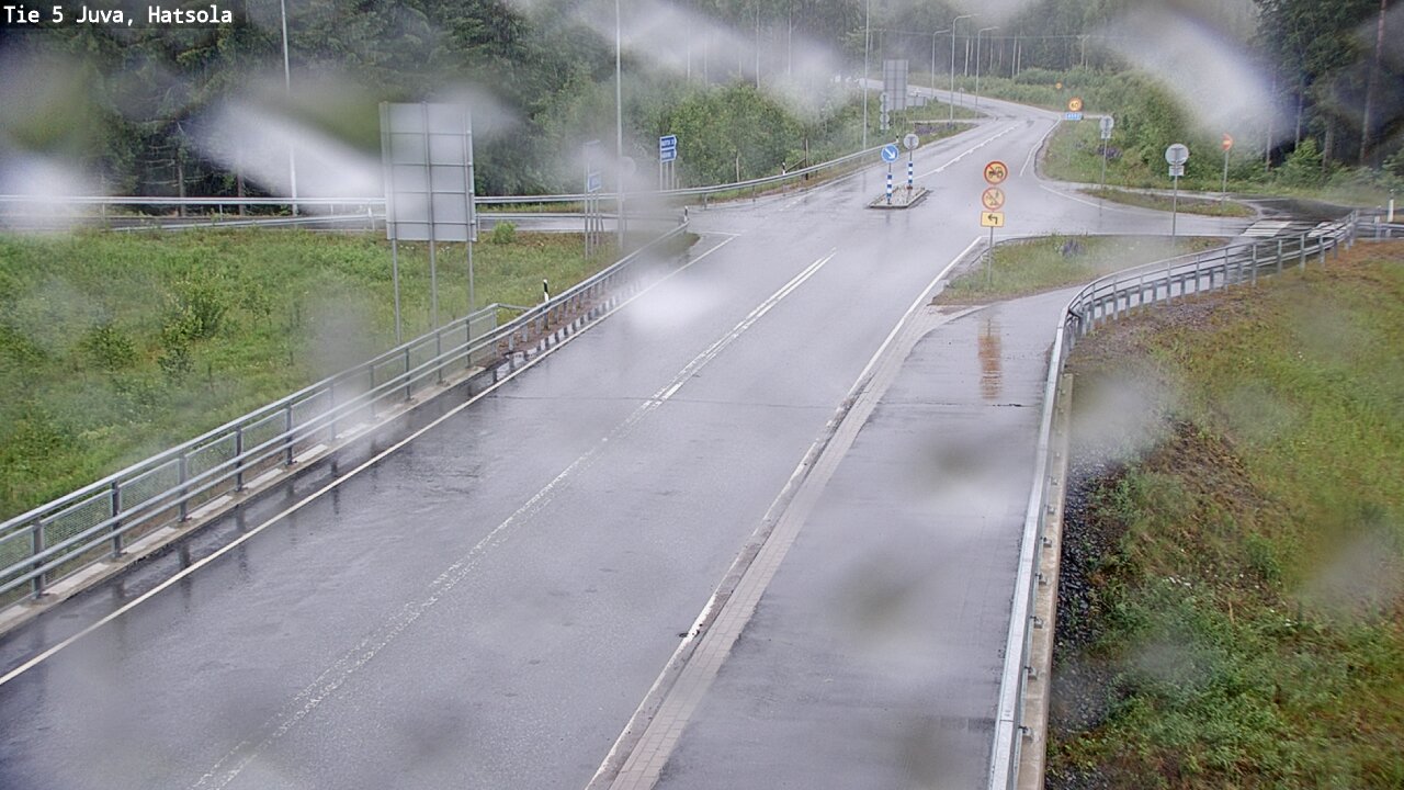 Weather Camera Image Väg 5 Juva, Hatsola, Juva, Etelä-Savo