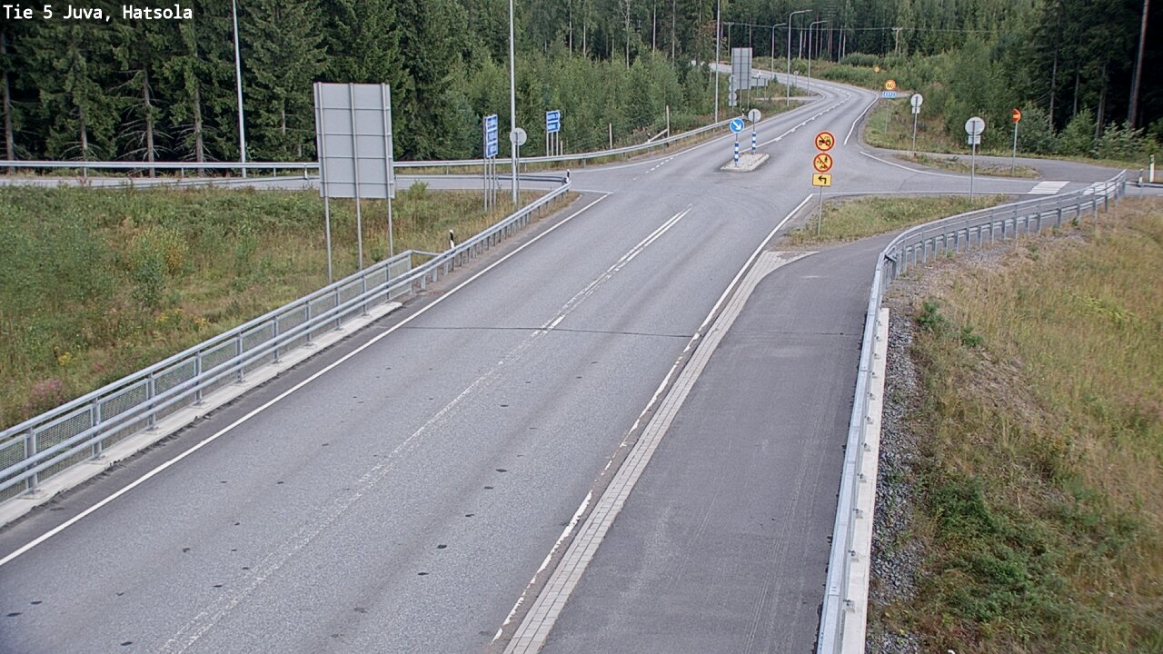 Weather Camera Image Road 5 Juva, Hatsola, Juva, Etelä-Savo