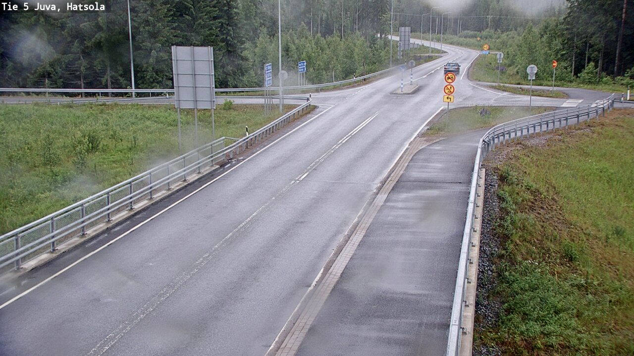 Weather Camera Image Väg 5 Juva, Hatsola, Juva, Etelä-Savo