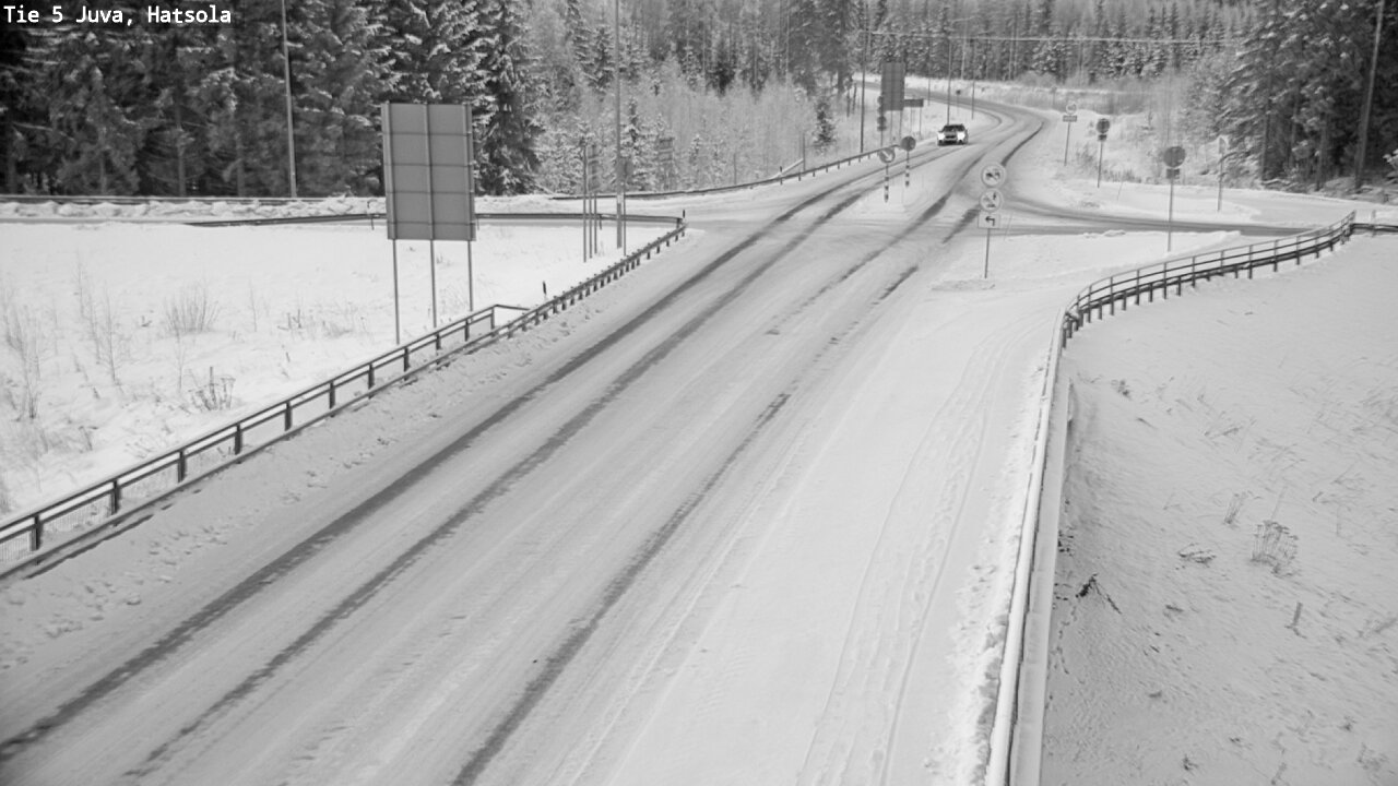 Weather Camera Image Road 5 Juva, Hatsola, Juva, Etelä-Savo