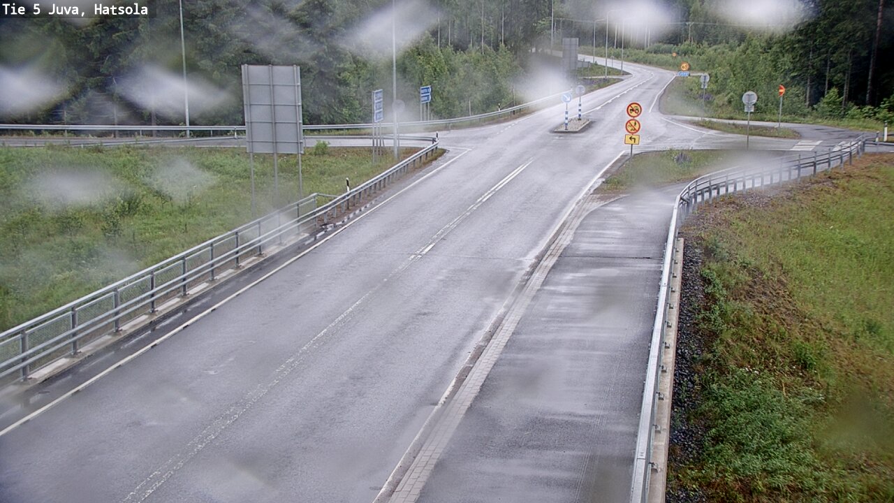 Weather Camera Image Väg 5 Juva, Hatsola, Juva, Etelä-Savo