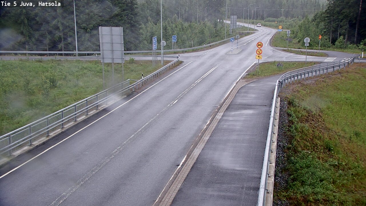 Weather Camera Image Väg 5 Juva, Hatsola, Juva, Etelä-Savo