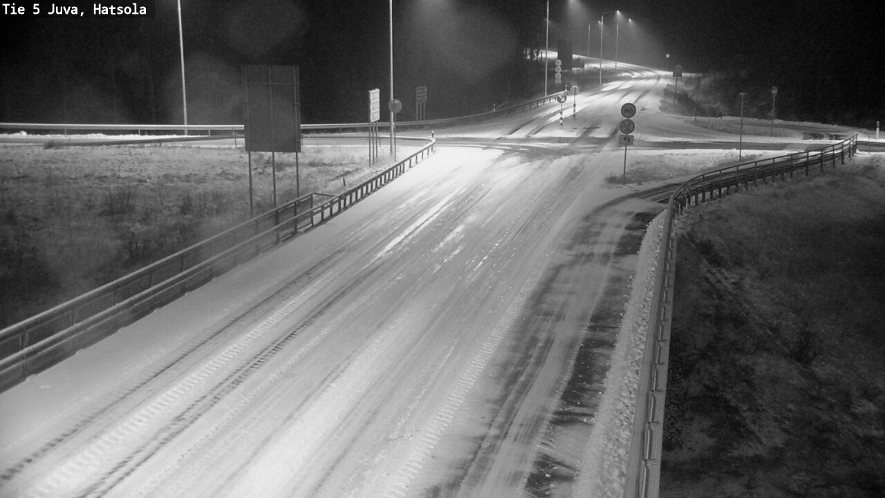 Weather Camera Image Väg 5 Juva, Hatsola, Juva, Etelä-Savo