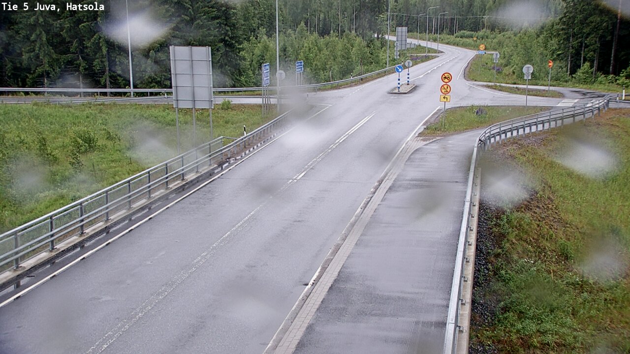 Weather Camera Image Väg 5 Juva, Hatsola, Juva, Etelä-Savo