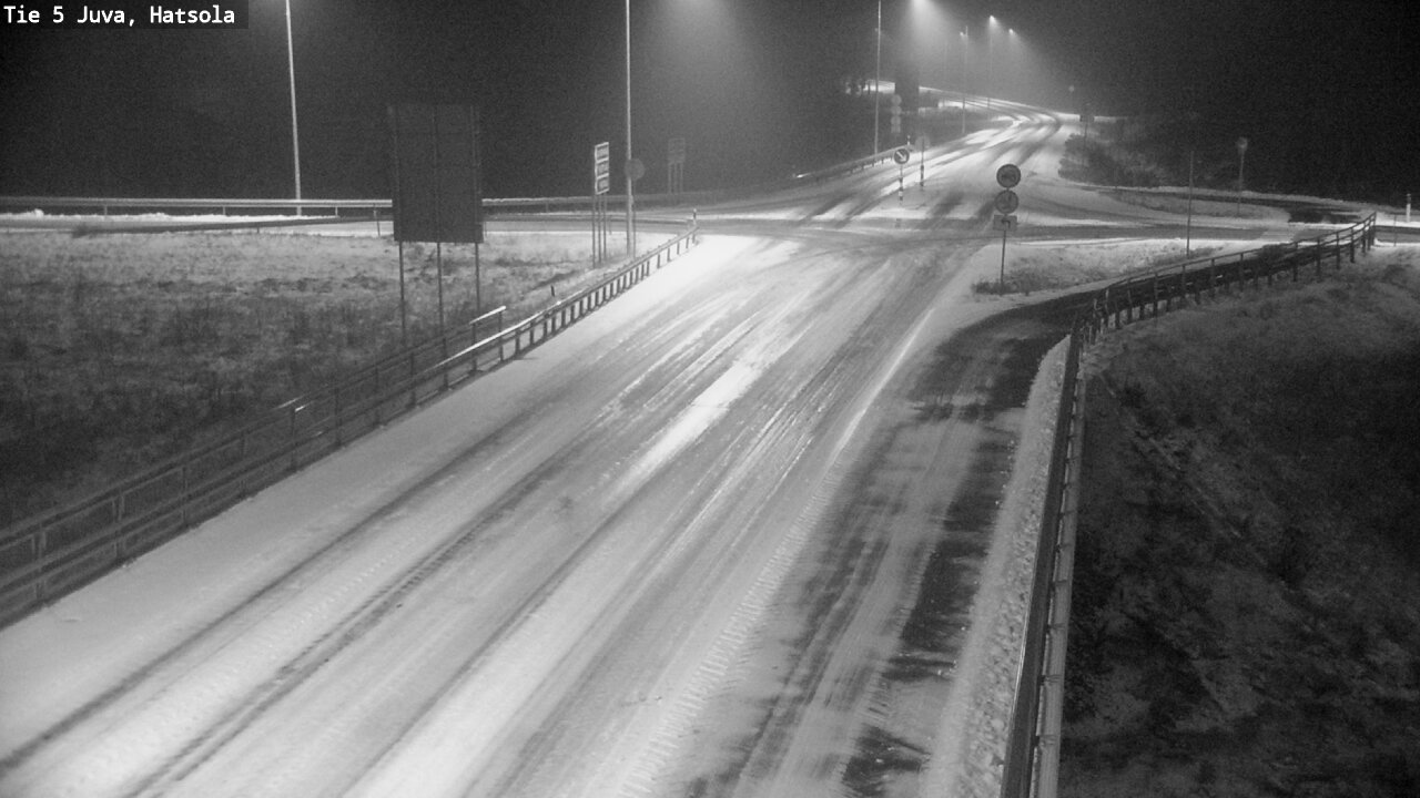 Weather Camera Image Väg 5 Juva, Hatsola, Juva, Etelä-Savo