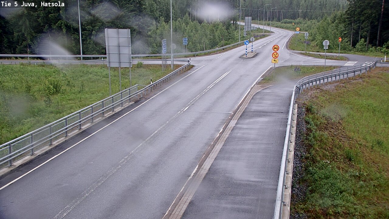 Weather Camera Image Väg 5 Juva, Hatsola, Juva, Etelä-Savo