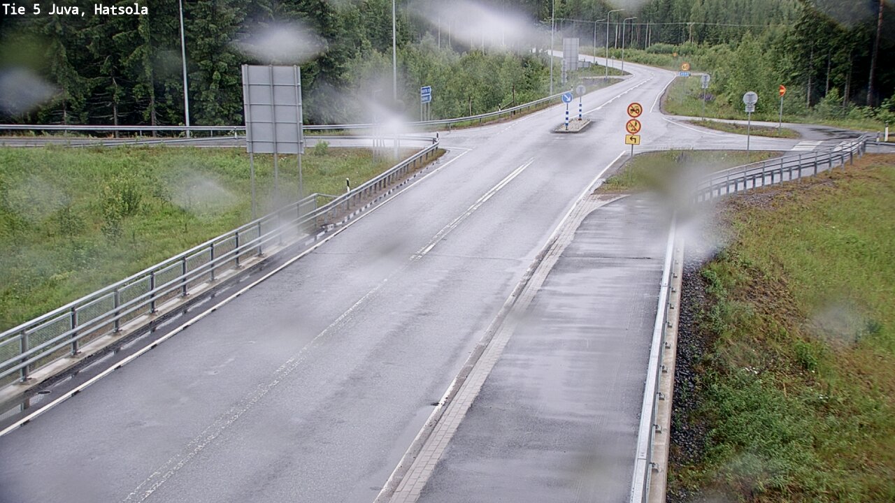 Weather Camera Image Väg 5 Juva, Hatsola, Juva, Etelä-Savo