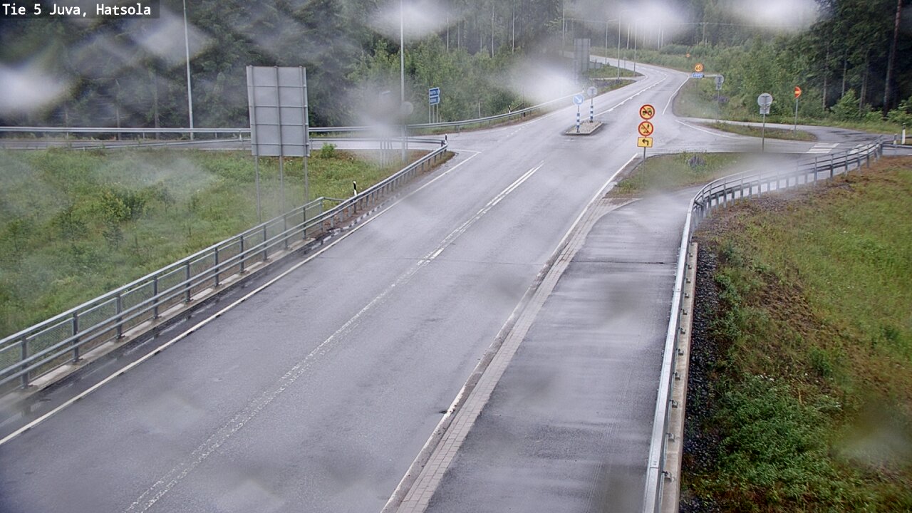 Weather Camera Image Väg 5 Juva, Hatsola, Juva, Etelä-Savo