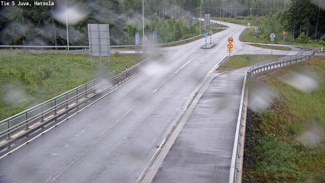 Weather Camera Image Väg 5 Juva, Hatsola, Juva, Etelä-Savo