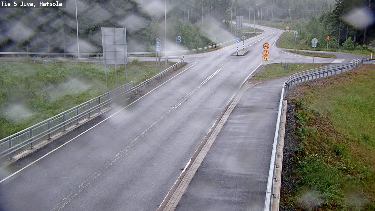 Weather Camera Image Väg 5 Juva, Hatsola, Juva, Etelä-Savo