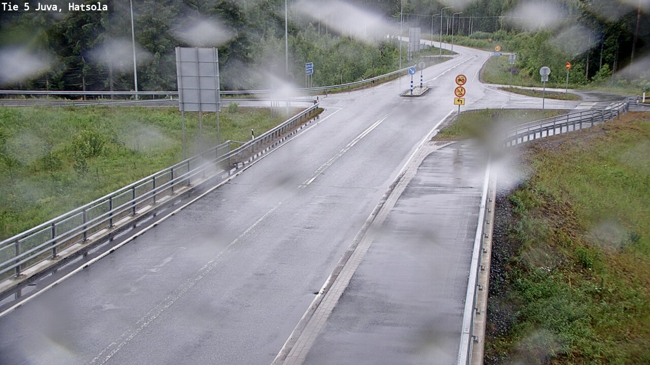 Weather Camera Image Väg 5 Juva, Hatsola, Juva, Etelä-Savo
