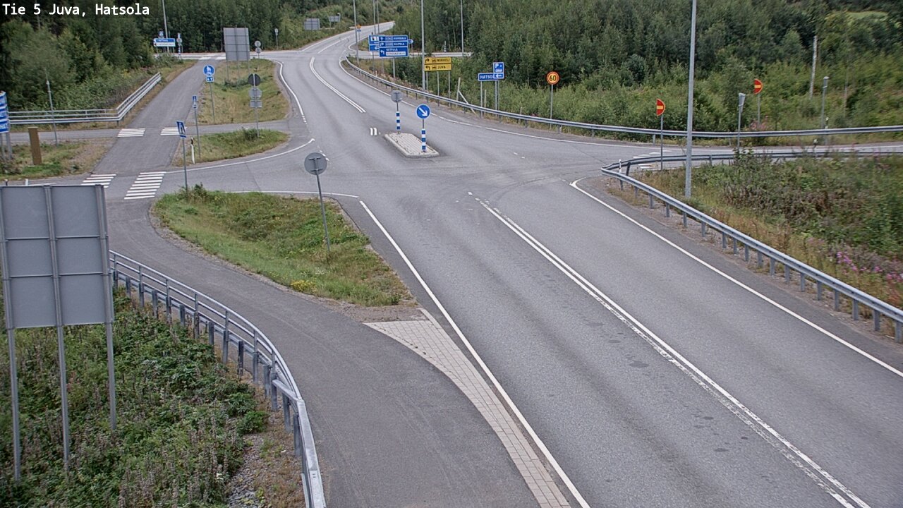 Weather Camera Image Väg 5 Juva, Hatsola, Juva, Etelä-Savo