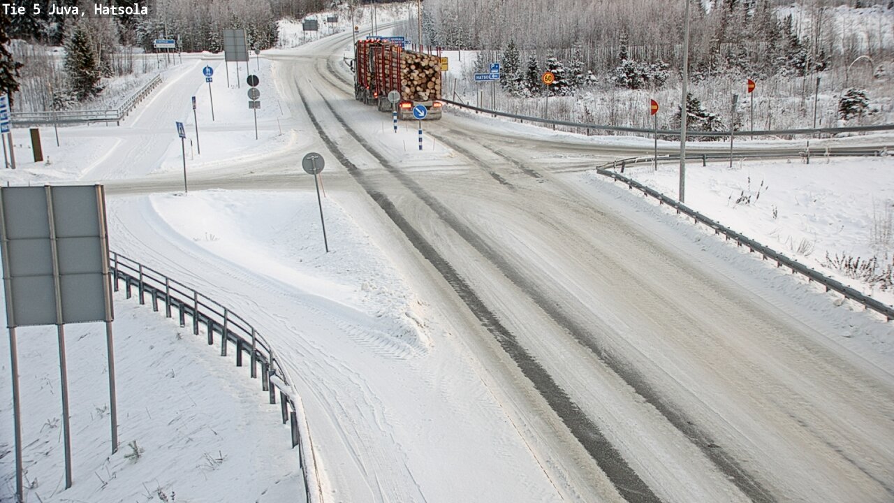 Weather Camera Image Road 5 Juva, Hatsola, Juva, Etelä-Savo