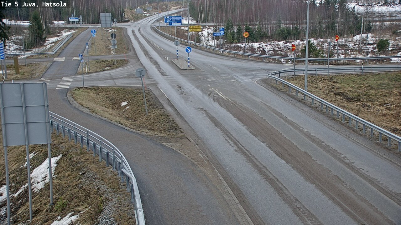 Weather Camera Image Väg 5 Juva, Hatsola, Juva, Etelä-Savo