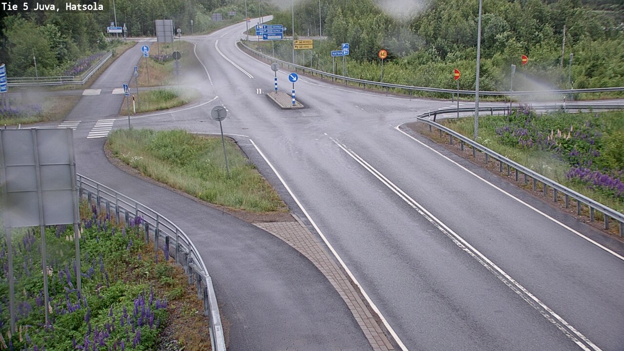Weather Camera Image Väg 5 Juva, Hatsola, Juva, Etelä-Savo