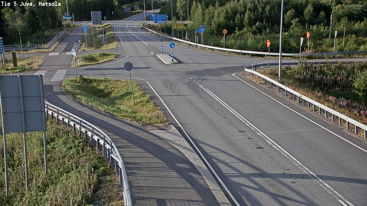 Weather Camera Image Väg 5 Juva, Hatsola, Juva, Etelä-Savo