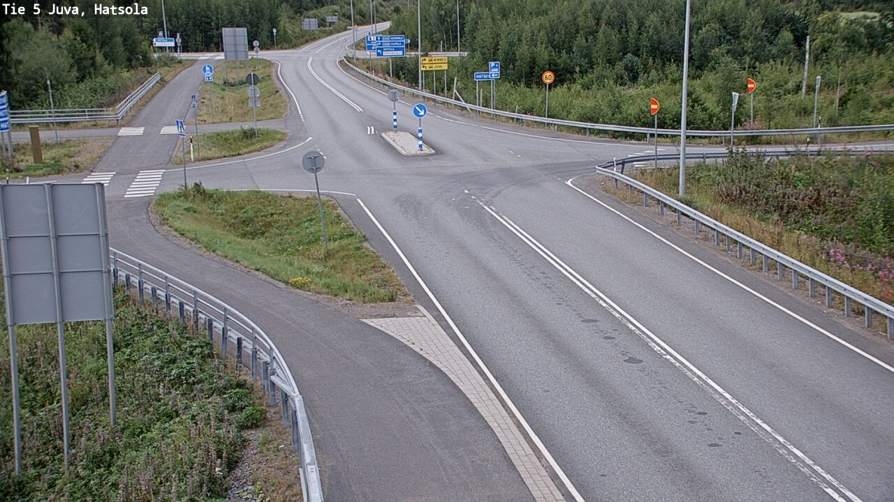 Weather Camera Image Väg 5 Juva, Hatsola, Juva, Etelä-Savo