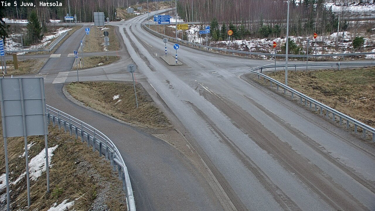 Weather Camera Image Väg 5 Juva, Hatsola, Juva, Etelä-Savo