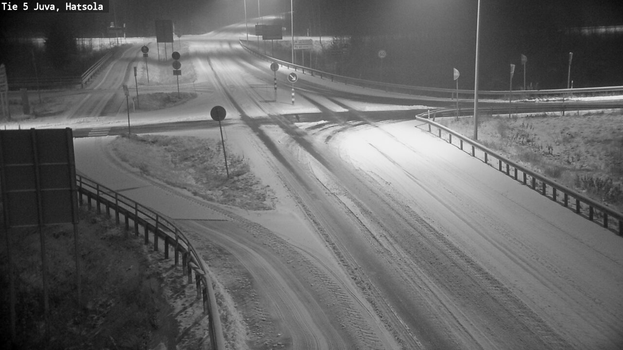 Weather Camera Image Väg 5 Juva, Hatsola, Juva, Etelä-Savo