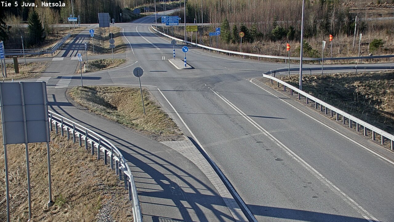 Weather Camera Image Road 5 Juva, Hatsola, Juva, Etelä-Savo