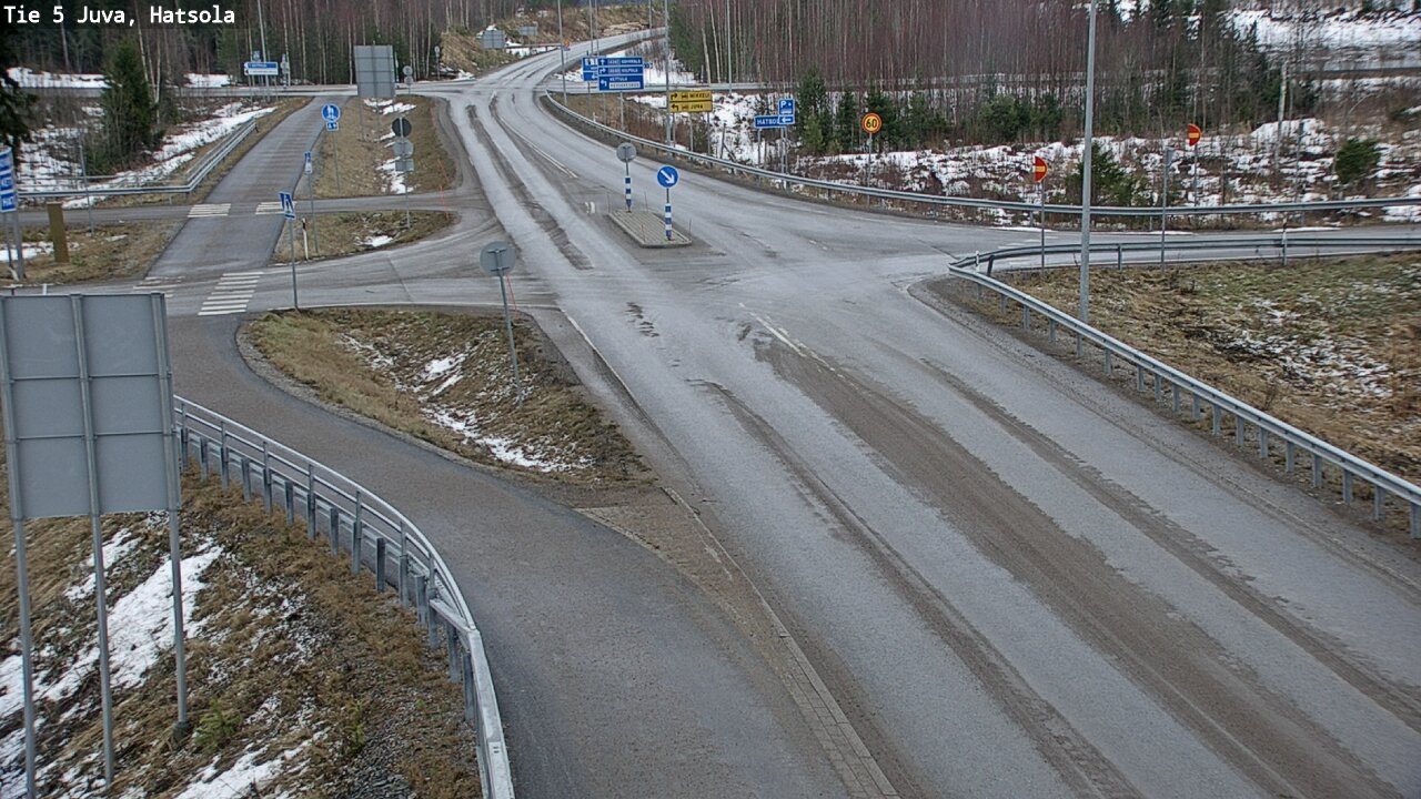 Weather Camera Image Väg 5 Juva, Hatsola, Juva, Etelä-Savo