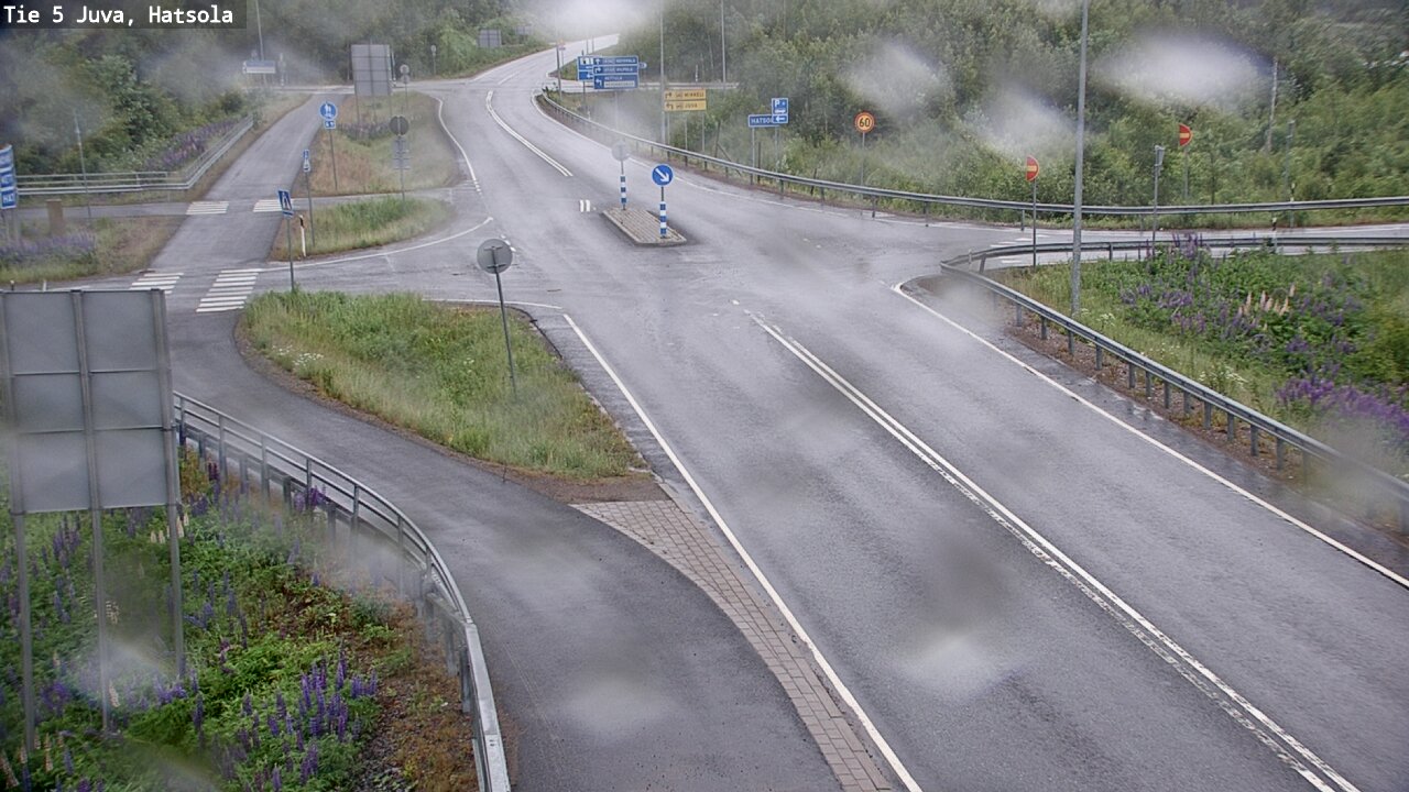 Weather Camera Image Väg 5 Juva, Hatsola, Juva, Etelä-Savo