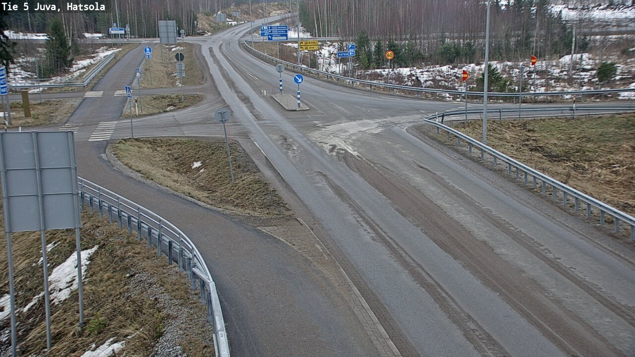 Weather Camera Image Väg 5 Juva, Hatsola, Juva, Etelä-Savo