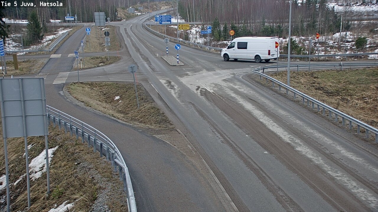 Weather Camera Image Road 5 Juva, Hatsola, Juva, Etelä-Savo