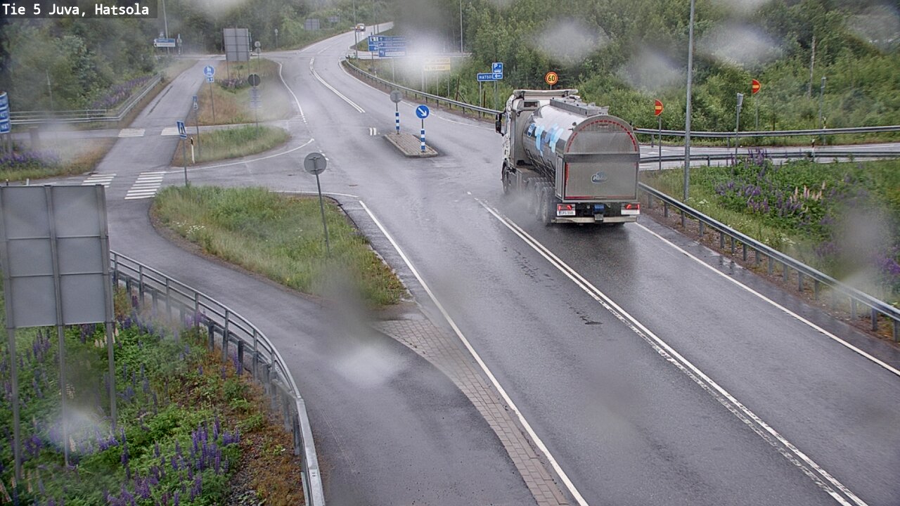 Weather Camera Image Väg 5 Juva, Hatsola, Juva, Etelä-Savo